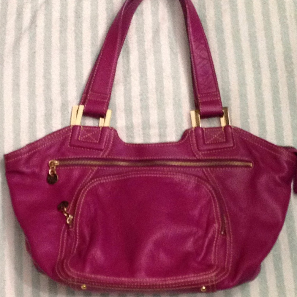Maxx New York leather shoulder bag